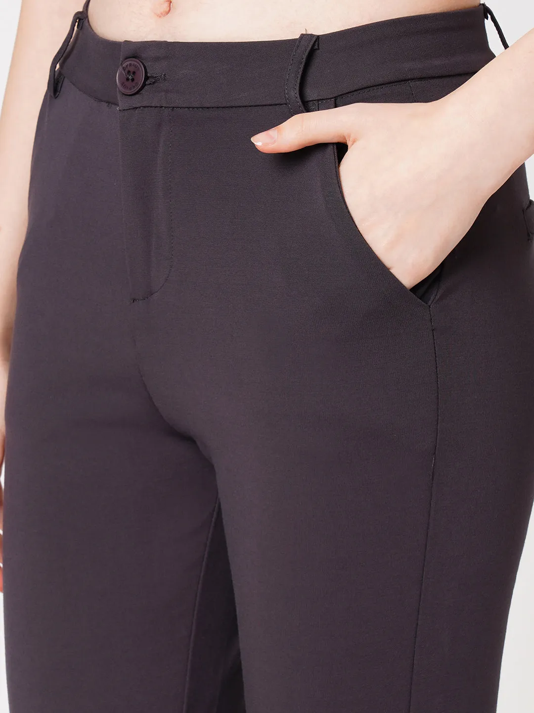 Women High-Rise Straight Treggings