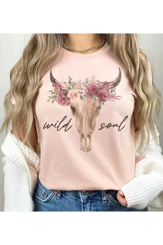 WOMEN WILD SOUL CATTLE T SHIRT PLUS SIZE