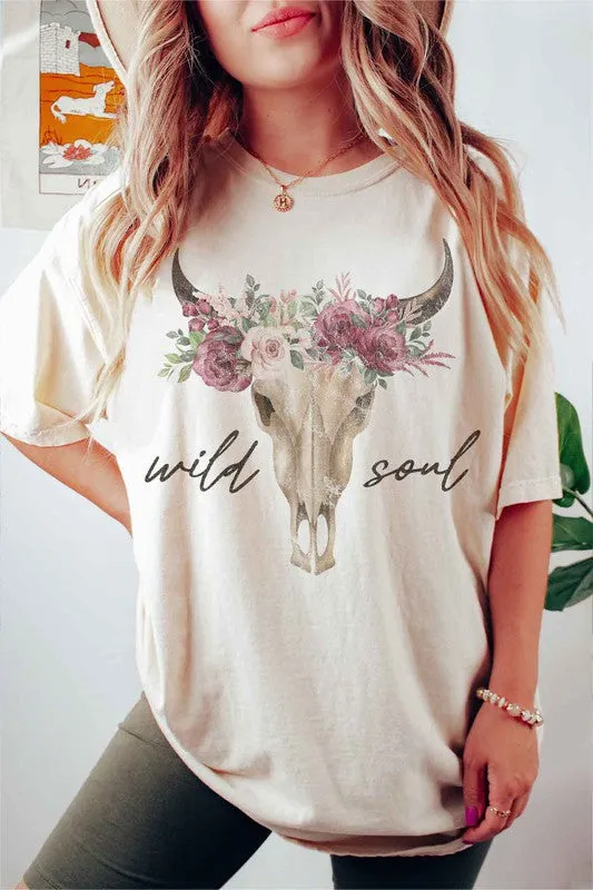 WOMEN WILD SOUL CATTLE T SHIRT PLUS SIZE