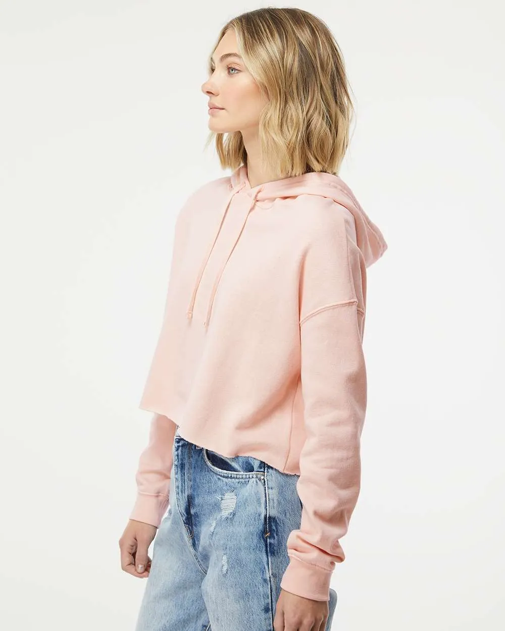 Women's Lightweight Crop Hooded Pullover