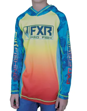 Youth FXR Derby UPF Hooded Shirt